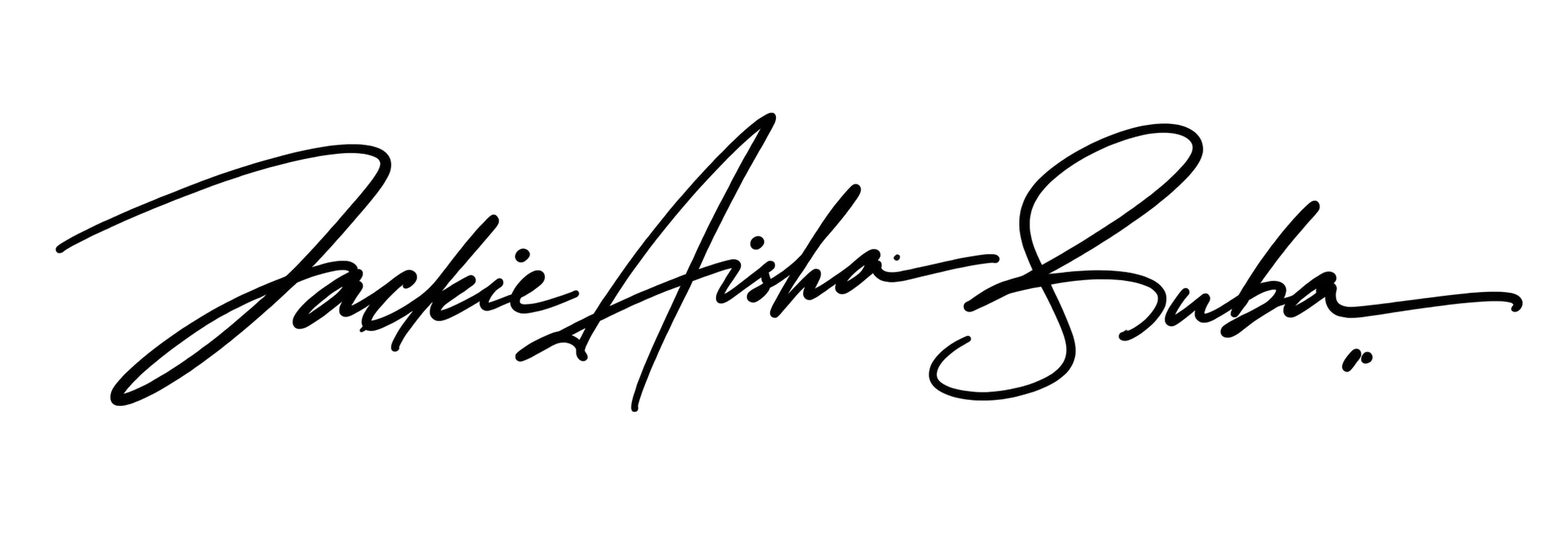 Jackie Aisha Buba signature
